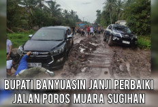Jalan Poros Muara Sugihan Masih Berlumpur, Respon Bupati Askolani Bikin Warga Happy