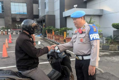 Tegakkan Disiplin Internal, Propam Polda Sumsel Razia Kelengkapan Kendaraan Personel
