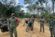 Datangi Desa Lubuk Tampang, Dandim Lahat Tinjau Pengerjaan Fisik dari Program TMMD ke-128 Ini
