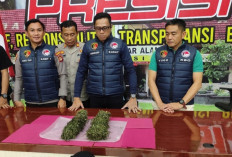 Jelang Malam Pergantian Tahun, Polres Pagaralam Berhasil Bekuk Pengedar Ganja