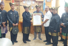Hermanto Terima Gelar Kehormatan Adat Komering 