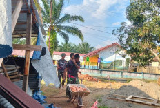 Bahan Material Terus Disokong Anggota Satgas TMMD 128 ke Sasaran Fisik, Ini Buktinya 
