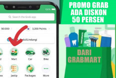 PROMO GRAB Ada Diskon 50 Persen Dari GrabMart, Stok Bulanan Jadi AMAN