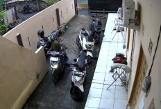 Motor Mahasiswi di Ogan Ilir Digasak Maling, Aksi Pelaku Terekam CCTV