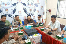 PJU Polres OKU Bersilaturahmi Dengan Ketua dan Komisioner KPU, Ini Tujuannya