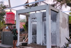 Tempat Pengambilan Air Bersih Program TMMD Kodim Lahat Selesai Diplester, Ini Langkah Selanjutnya