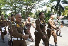 Apa Ya Tujuannya! Kejati Sumsel Gelar Pelatihan Baris Berbaris dan Penghormatan Petugas Kamdal