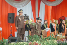 Jadi Inspektur Upacara Peringatan Harla Kejaksaan RI, Ini Amanat Jaksa Agung Dibacakan Kajati Sumsel