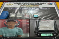 Polres Banyuasin Bekuk Bandar Sabu Kategori Berat di Rimba Asam Betung