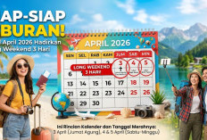 Siap-Siap Liburan! Awal April 2026 Hadirkan Long Weekend 3 Hari, Ini Rincian Kalender dan Tanggal Merahnya