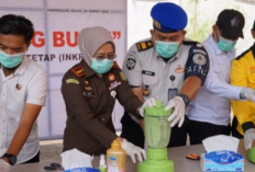 Tuntaskan Perkara Inkracht, Kejari Banyuasin Musnahkan Barang Bukti