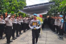 Polres Banyuasin Gelar Upacara Kedinasan Terhadap Personelnya, Berikut Giatnya