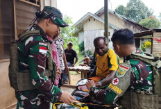 Ini Bentuk Kepedulian Satgas Yonif 144 Jaya Yudha terhadap Warga Binaan di Perbatasan