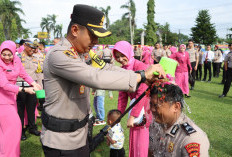 58 Personil Polres Ogan Ilir Naik Pangkat, Kapolres Tekankan Jangan Berpuas Diri