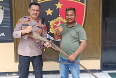 Polisi Terima Serahkan Senpi Rakitan dari Masyarakat, Wujud Kepercayaan dan Dukungan Operasi Senpi Musi 2026