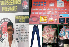 Wow Mantap! Satnarkoba Polres Ogan Ilir Kembali Tangkap Pelaku Narkoboy, BB nya 22 Paket Sabu dan 101 Butir In