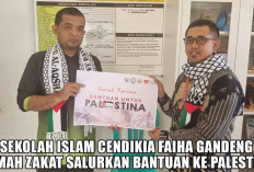 Gandeng Rumah Zakat, Sekolah Islam Cendikia Faiha Salurkan Bantuan ke Palestina, ini Donasi Terkumpul!