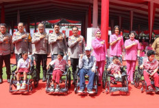 Meriahkan Hari Bhayangkara ke-79, Polda Sumsel Gelar Bakti Kesehatan dan Baksos, Seperti Ini Kemeriahannya