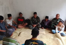Stafter Kodim Lahat Doa Bersama Warga Desa Lubuk Tampang, Apa Tujuannya?