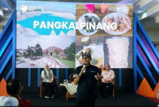 Menteri Sandiaga Berbagi Strategi Jitu kepada Pelaku Ekraf Kota Pangkalpinang agar Mandiri dan Berdaya Saing
