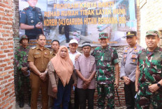 Jenderal Bintang 1 Korem Gatam Hadiri Ground Breaking Rehab RTLH Kodam II Sriwijaya Secara Virtual