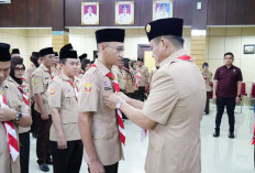 Ketua Kwarcab Pramuka OKU Timur Resmi Dilantik, Bupati Enos Beri Pesan Tegas soal Generasi Muda
