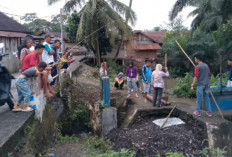 KOMPAK! Pemdes Sirah Pulau Lahat dan DLH Kikim Selatan Kerjasama Bersihkan Anak Sungai dari Sampah Plastik 