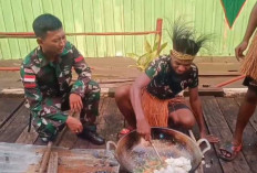 Beginilah Bentuk Dukungan Satgas Pamtas Kewilayahan RI-PNG Terhadap Kegiatan Anak Asmat