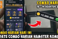 Combo Harian Hamster Kombat Terbaru 14 Agustus 2024, Menangkan 5 Juta Koin!