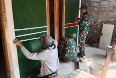 Bikin Pangling! Kolaborasi Estetik TNI dan Warga Sulap Rumah Pak Sunarji Jadi Super Fresh