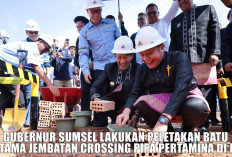 Jembatan Pipa Pertamina di Desa Benuang PALI Sengaja Dibangun Crossing, ini Tujuannya!