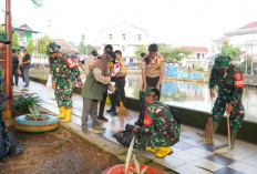 Karya Bakti di Titik Vital Kota, TNI-Polri dan Pemkot Bersinergi Gelar Giat Ini