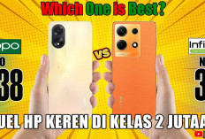 Duel HP Keren di Kelas 2 Jutaan! Oppo A38 VS Infinix Note 30, Simak Perbandingannya di Sini!