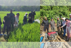 Tinjau Pelaksanaan Pompanisasi Desa Nantal Lahat, Firdaus: Kini 15 Ha Sawah Tadah Hujan Teraliri Air