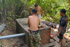 Lanjutkan Pembangunan Fasilitas Sanitasi, Ini Proses Tahapan Dilakukan Satgas TMMD Kodim Lahat
