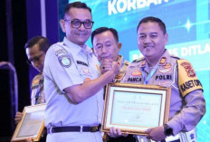 Sat Lantas Polres OKU Timur Dapat Penghargaan dari Jasa Raharja 