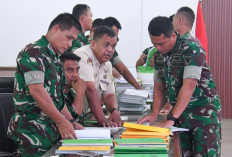 Mantapkan Kesiapan Audit Itjen TNI, Kasiren Korem Gapo Pimpin Kegiatan Gelar Produk