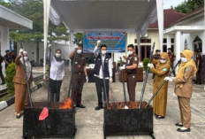 Sudah Inkracht, Kejari OKU Selatan Musnahkan Barang Bukti, Berapa Perkara
