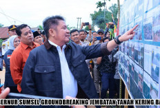 Viral di Medsos! Gubernur Herman Deru dan Bupati Askolani Gercep Groundbreaking Jembatan Tanah Kering Baru 