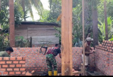 “Abang Sebelah Belakang, dan Aku Bagian Tengah Yaa”, Simbol Kerjasama Anggota Satgas TMMD 128 Kodim 0405 Lahat