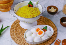 Ide Sarapan Bersama Keluarga, Menu Nasi Kuning dan Telur Onsen Dijamin Enak Pol