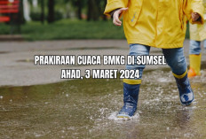 Prakiraan Cuaca BMKG di Sumsel, Ahad 3 Maret 2024, Palembang dan Lubuk Linggau Diprediksi Hujan Deras