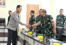 Dandim 0418/Palembang Hadiri Rapat Konsolidasi Penempatan Pasukan Pengamanan TPS TNI-Polri