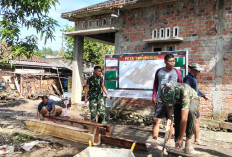 Kotak Cetakan Sarana MCK TMMD 128 Sudah Siap Dipasang Anggota Satgas 