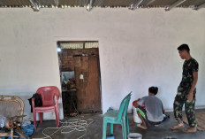 Terlihat Jelas, Begini Kekompakan Satgas TMMD Kodim Lahat Bersama Warga Desa Lubuk Tampang