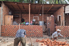 WUSS! Dapur Rehab RTLH TMMD ke 128 Milik Eni Rosita Mulai Terbentuk 