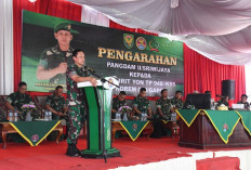 Begini Cara Pangdam II Sriwijaya Motivasi Prajurit Yon TP Ksatria Serasan Sekate