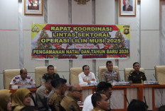 Polres Ogan Ilir Gelar Rapat Lintas Sektoral Jelang Operasi Lilin 2025 & Malam Tahun Baru 2026, ini Tujuannya