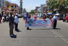 Kenakan Hasil Kreasi Siswa, Mayoret Drumband SMPN 3 Lahat Bak Model, Ini Buktinya 