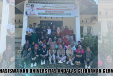 Cara Cerdas Gelorakan GERMAS, Mahasiswa KKN UNAND Gelar Senam Sehat dan Medical Check Up 